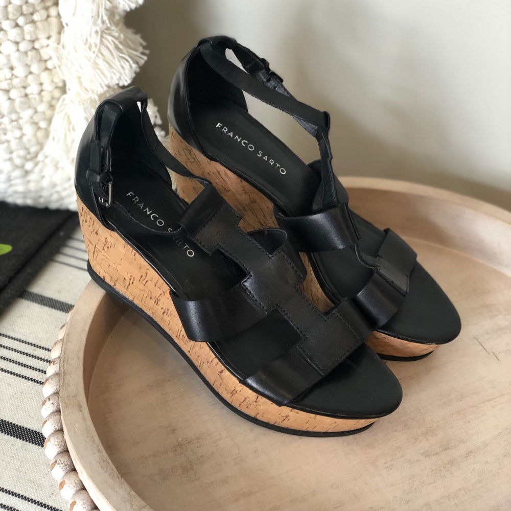 Leather and Cork wedges!
